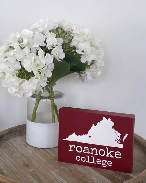 Custom College Wooden Mini Sign Block | Any School