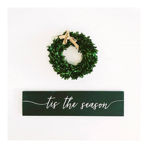 'Tis the Season Handcrafted Wooden Sign