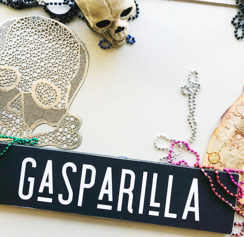 Gasparilla Handcrafted Wooden Sign